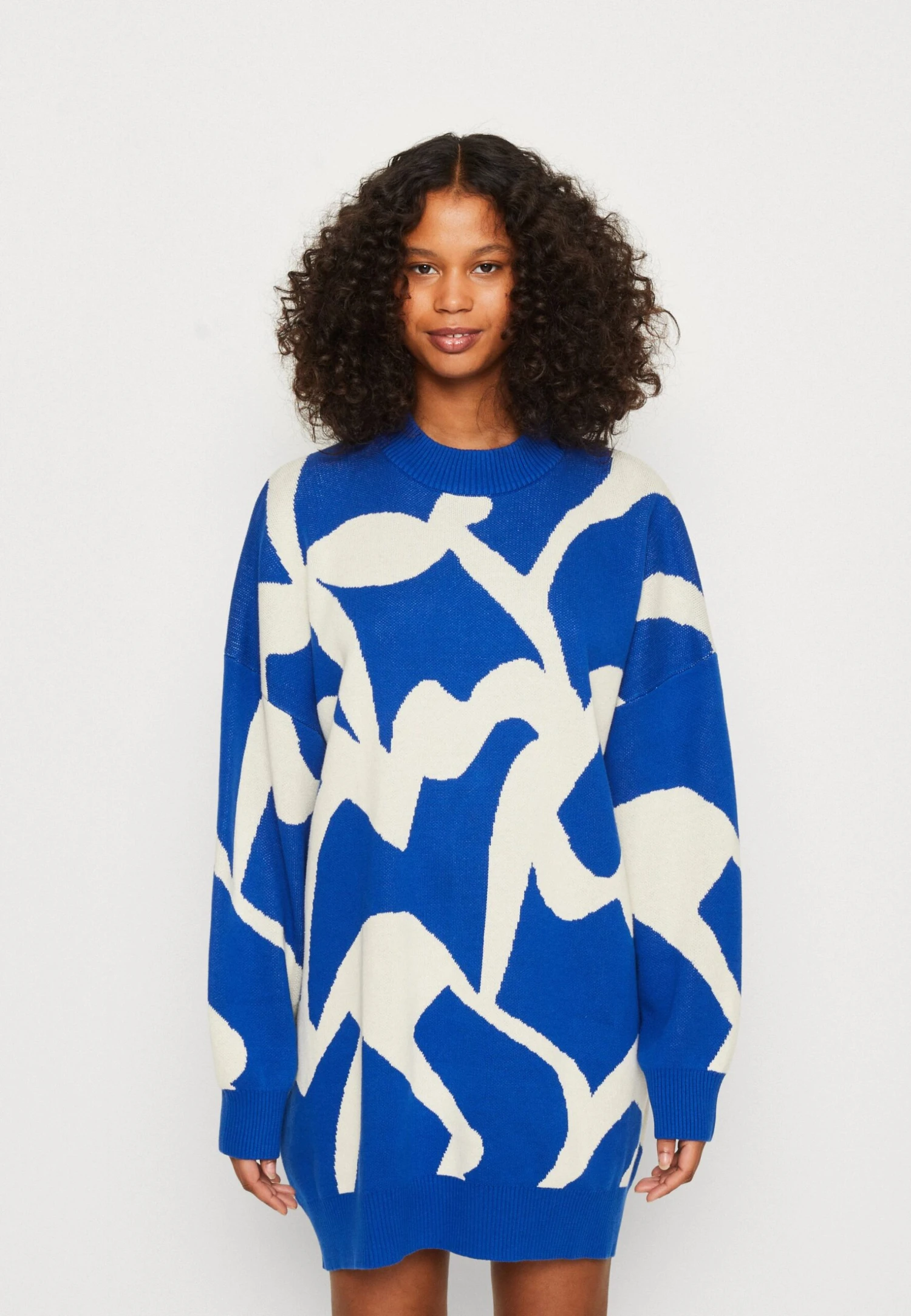 Monki Lisen Dress - Gebreide Jurk - Light Blue 3 Monki Lisen Dress - Gebreide Jurk - Light Blue