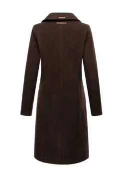 Navahoo Wooly - Halflange Jas - Dark Choco -Damesmode ee0056d2ffef446caacdf602dc66b81f