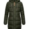 Marikoo Yuikoo - Winterjas - Dark Olive -Damesmode f0ec9bf82df44922936f0d0b161f03ad