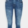Edc By Esprit Capri - Jeansshort - Blue Denim -Damesmode f0fae6e6f2d54162b1ca067f15f9db11