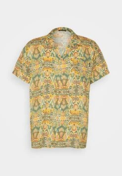 Kaotiko Shirt Jordania Unisex - Overhemdblouse - Mustard -Damesmode f26db76c1eee4b1ab9941427a2297815