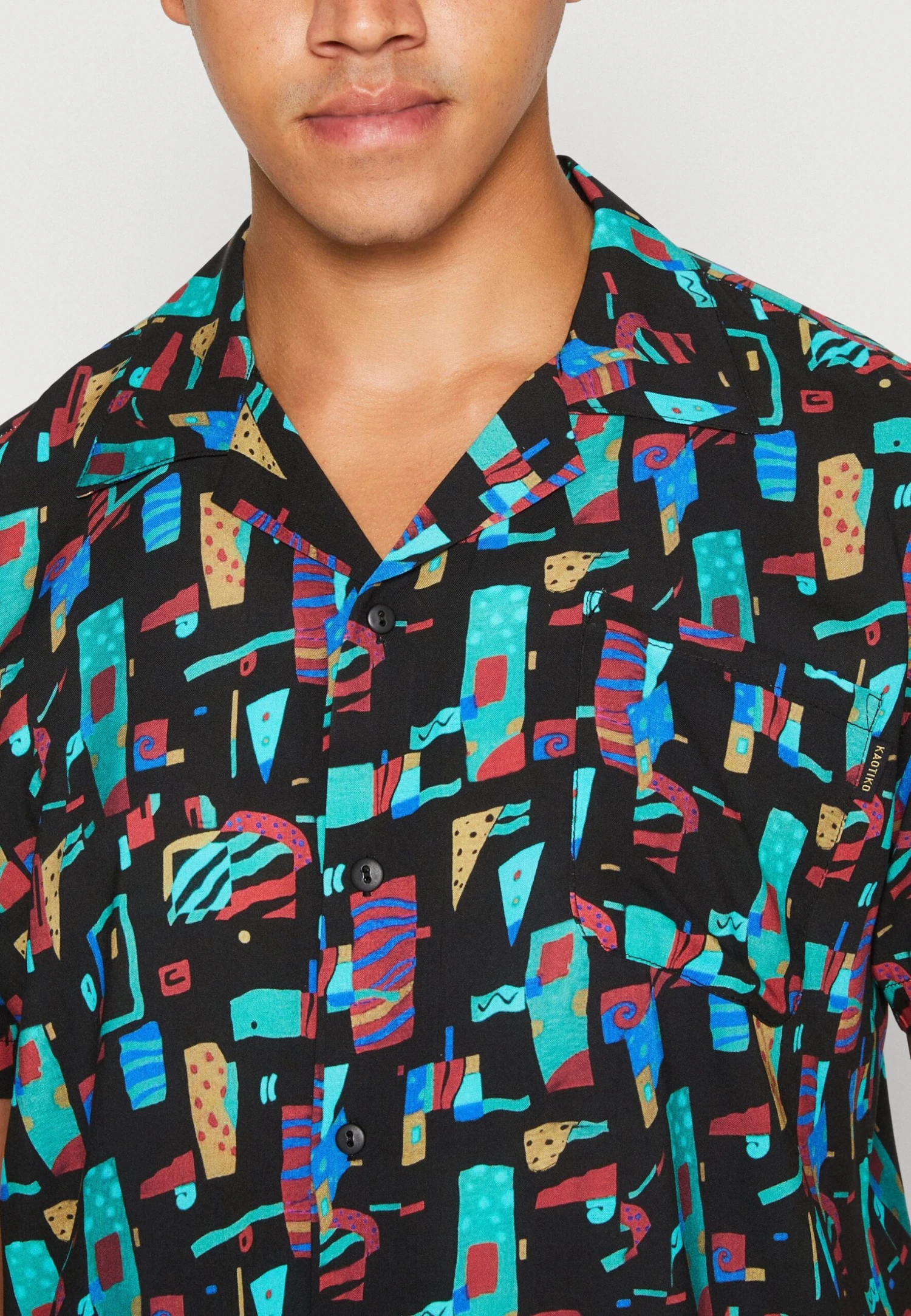 Kaotiko Shirt Bel Air Unisex - Overhemdblouse - Turquesa 8 Kaotiko Shirt Bel Air Unisex - Overhemdblouse - Turquesa - Afbeelding 6