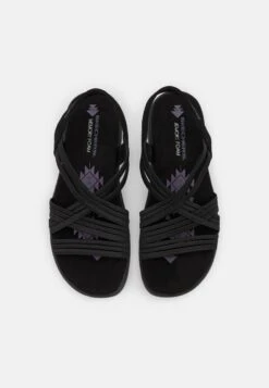 Skechers Reggae Slim Fit - Sandalen - Black Gore -Damesmode f467279b442a468182134367ad21ef77