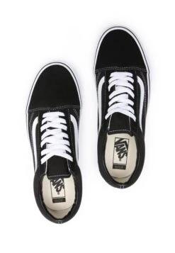 Vans Old Skool Wide - Sneakers Hoog - Black -Damesmode f6f9db09f260461c87d939bd3f4981dd