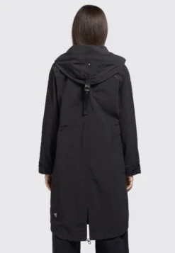 Khujo Marnia - Regenjas - Schwarz -Damesmode f756a999df9b43cb87763ca0e4026062