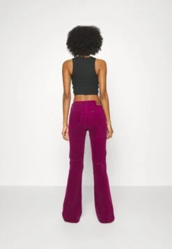 Lee Breese - Flared Jeans - Foxy Violet -Damesmode f8ca85457bec404d86e10ca05cb0f5a4