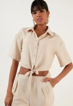 LELA Regular Fit - Overhemdblouse - Stone 10 LELA Regular Fit - Overhemdblouse - Stone -Damesmode fa6d3fc56307430f94e0bd3b7b5c8ff8