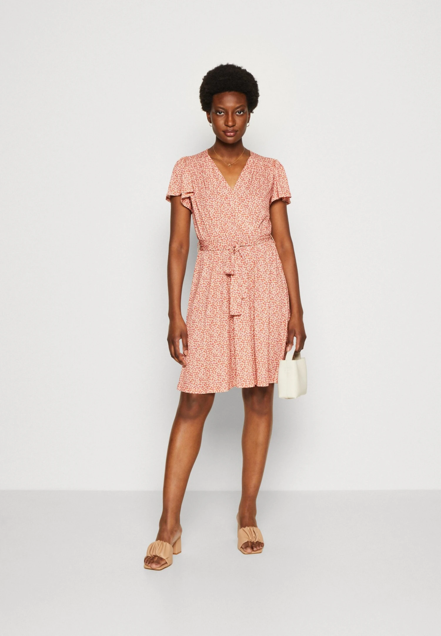 Anna Field Jurk - Brown/White 7 Anna Field Jurk - Brown/White - Afbeelding 5