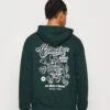 YOURTURN Unisex - Hoodie - Green -Damesmode fcfa45c42ac94ae5a2a3a7069b6b508b
