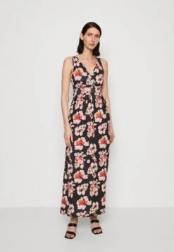 Anna Field Maxi-Jurk - Black/Pink/Multicoloured -Damesmode fda181fcb2834fab92927fac87b04738